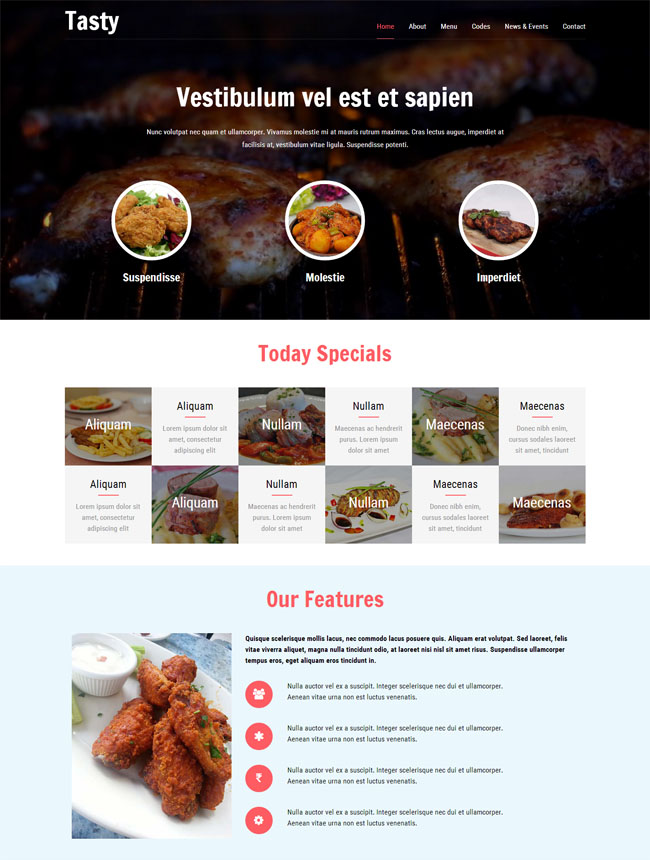 烧烤店加盟网站模板